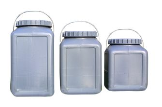 BasicNature Weithals-Flüssigkeitsbehälter grau 25 l quadratisch