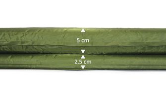 Origin Outdoors selbstaufblasende Campingmatte, 5 cm, oliv