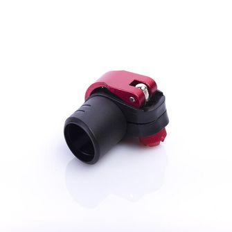 Warp ND - Flip-Lock Mechanik FL-17 schwarzer Kunststoff/roter ALU Hebel/rote Mutter, für 18mm Durchmesser