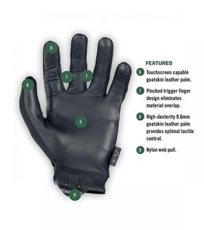 Mechanix Breacher Nomex® taktische Handschuhe, schwarz