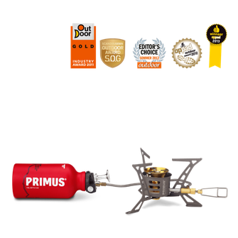 PRIMUS OmniLite Ti Kocher mit Brennstoffflasche und Koffer