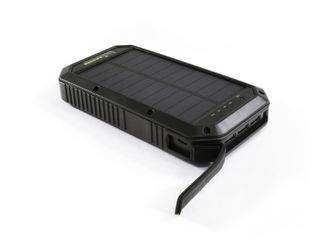 BasicNature 20 20K Powerbank mit kabellosem Qi-Laden und Solarpanel