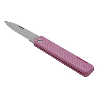 Baladeo ECO354 Papagayo Taschenmesser, Klinge 7,5 cm, Stahl 420, Griff TPE rosa