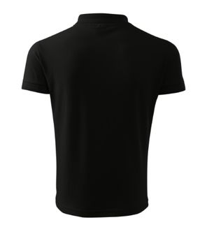 Malfini Pique Polo Herren-Poloshirt, schwarz