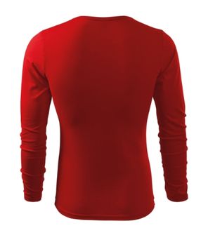 Malfini Fit-T LS Herren-Langarm-T-Shirt, rot
