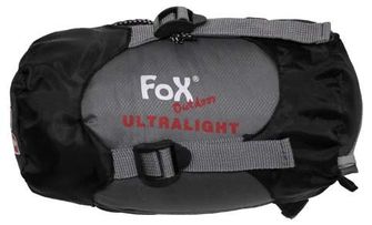 FOX Ultralight Schlafsack ultraleicht grau  + 11 / + 21°C