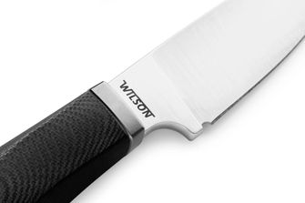 Lionsteel Messer mit feststehender Klinge und schwarzem G10 Griff WILLY WL1 GBK