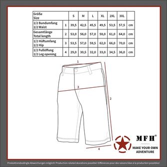 MFH American BDU Rip Stop Shorts mit Taschen, M 95 CZ camo