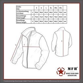 MFH Professional Softshell Jacke Australien, schwarz