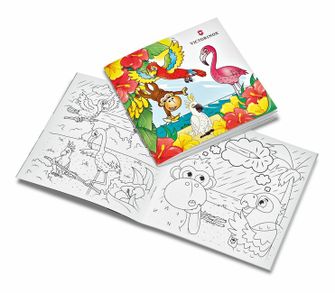 Victorinox My First Animal Edition Multifunktionsmesser für Kinder, Papageienmotiv, 9 Funktionen