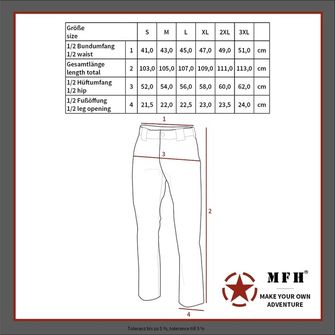 MFH Professional Tactical Trousers Attack Teflon Rip Stop, schwarz