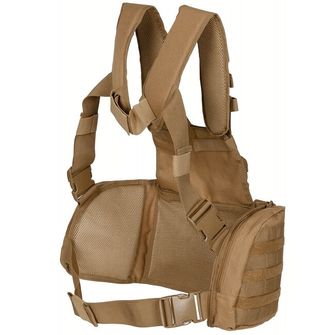 MFH Professional Taktische Weste Chest Rig Mission, coyote tan