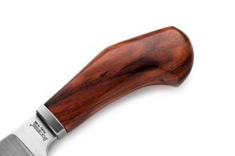 Lionsteel Messer mit feststehender Klinge und Santos Holzgriff WILLY WL1 ST