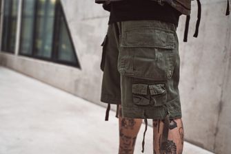 Brandit Savage Vintage Shorts, swedisch camo