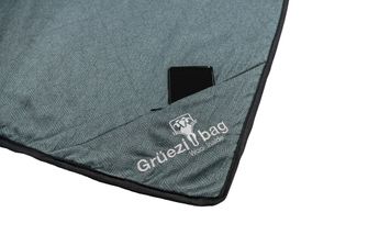 Grüezi-Tasche Wellhealth-Wolldecke Grüezi grau-blau deluxe