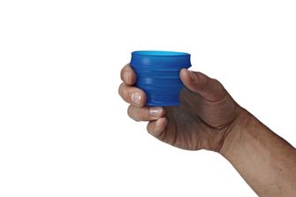 humangear GoCup faltbarer, hygienischer und verpackbarer Reisebecher &#039; 118 ml blau