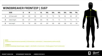 Brandit Frontzip Windbreaker Jacke, schwedisch camo