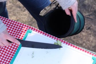 Coghlans Pop-Up Camping Stuffbag 3,3 Liter dunkelgrün Mini-Eimer