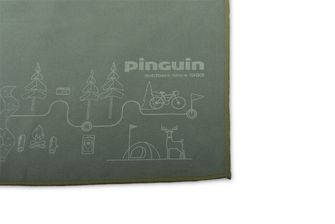 Pinguin Micro Handtuch Karte 40 x 40 cm, Petrol