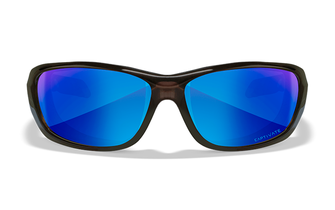 Polarisierte Spiegel - Sonnenbrille WILEY X GRAVITY, blau