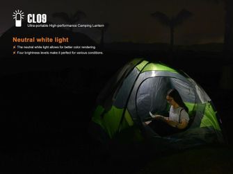 Fenix Minitaschenlampe CL09 schwarz, 200 Lumen