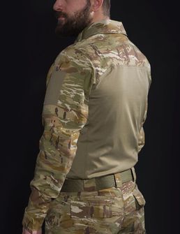 taktisches langärmliges Pentagon Ranger-T-Shirt, schwarz