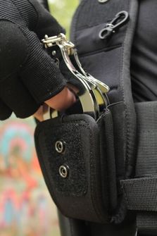 MFH Polizei Handschellen mit zwei Schlüsseln, Chrome