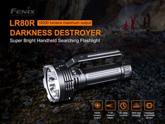 Fenix ultra leistungsstarke LR80R wiederaufladbare Taschenlampe