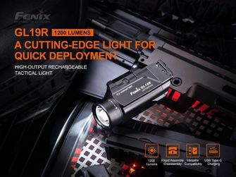 wiederaufladbare Waffen-LED-Lampe Fenix GL19R