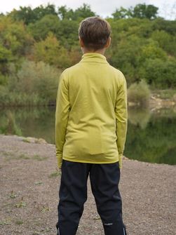 Husky Kinder Sweatshirt mit Reißverschluss Ane K lindgrün