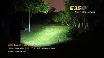 Fenix LED-Taschenlampe E35 Ultimate Edition, 1000 Lumen