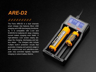 USB-Ladegerät Fenix ARE-D2 (Li-Ion, NiMH)