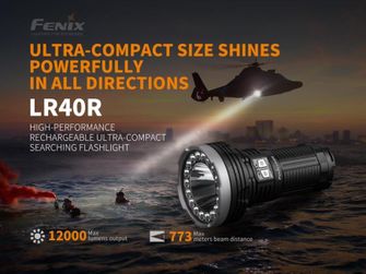 Leistungsstarke Taschenlampe Fenix LR40R