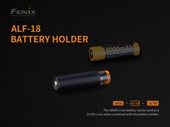 Fenix Batteriehalter ALF-18 für Akku 21700