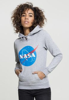 NASA Insignia Damensweatshirt mit Kapuze, grau