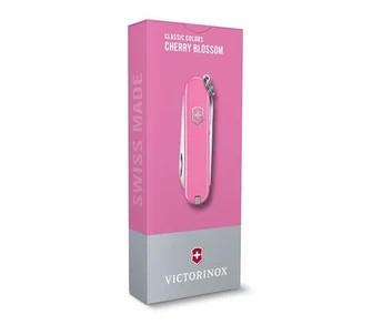 Victorinox Classic SD Colors Cherry Blossom, Multifunktionsmesser, rosa, 7 Funktionen