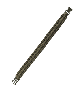 Mil-tec Survival Paracord-Armband 15mm, olivgrün
