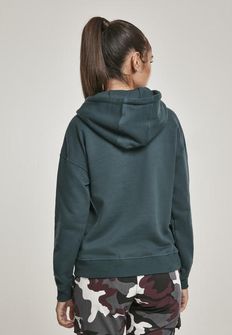 Urban Classics Damensweatshirt mit Kapuze, grün