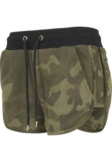 Urban Classics Camouflage Shorts, Olive Camo