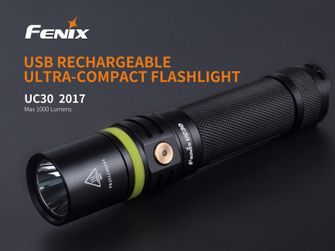 Fenix LED-Taschenlampe aufladbar UC30 XP-L, 1000 Lumen