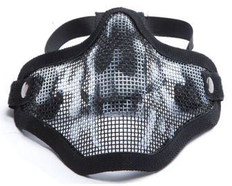 Action Sport Games Airsot Schutzmaske STALKER ASG mit Metallboden Maske - BLACK / WHITE