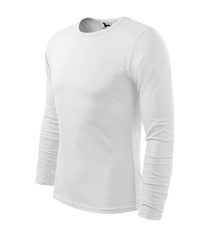 Malfini Fit-T langärmliges T-Shirt, weiß, 160g/m2