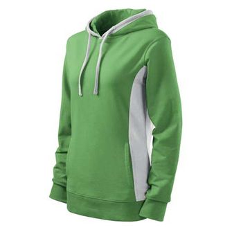 Malfini Kangaroo Damen-Sweatshirt, grün, 280g/m2