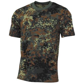 MFH American kurzärmeliges Streetstyle-T-Shirt, BW camo