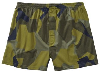 Brandit Boxer Herren-Shorts, schwedisch camo M90