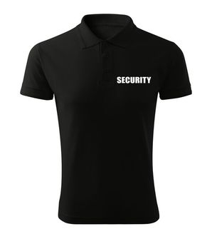 DRAGOWA Polo-Shirt SECURITY, schwarz