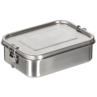FoxOutdoor Lunchbox, Premium, Edelstahl, ca. 19 x 14,5 x 6,5 cm
