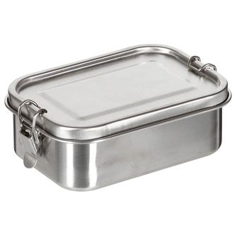 FoxOutdoor Lunchbox, Premium, Edelstahl, ca. 16 x 11,5 x 6 cm