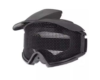 GFC Tactical GFC Tactical ASG Maske mit Netz und Schild - schwarz