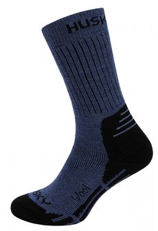 HUSKY All Wool Socken, blau